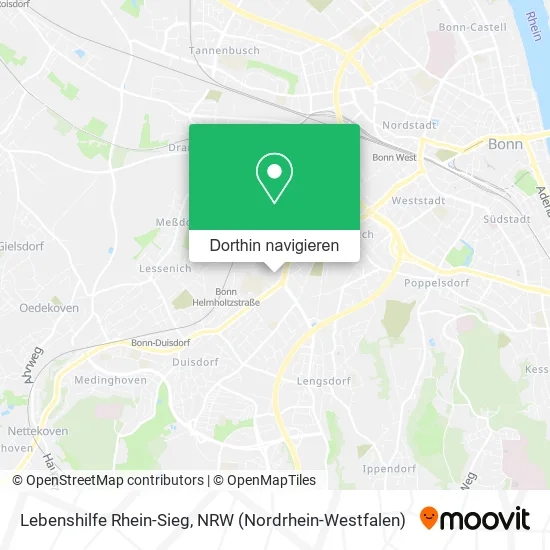 Lebenshilfe Rhein-Sieg Karte