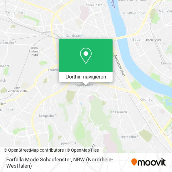 Farfalla Mode Schaufenster Karte