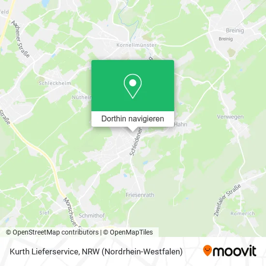 Kurth Lieferservice Karte