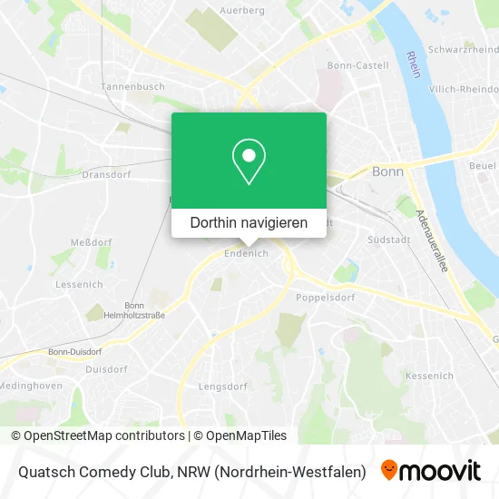 Quatsch Comedy Club Karte