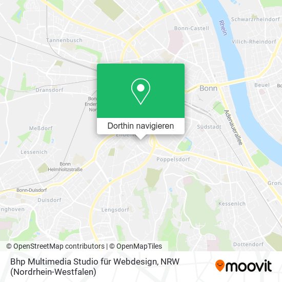 Bhp Multimedia Studio für Webdesign Karte