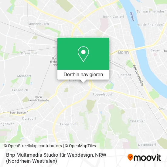 Bhp Multimedia Studio für Webdesign Karte