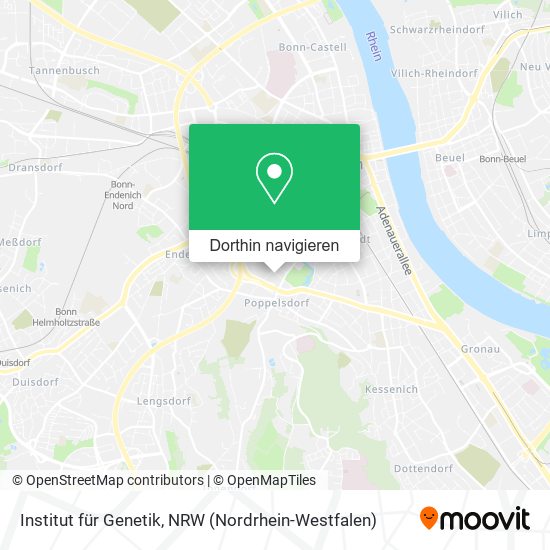 Institut für Genetik Karte