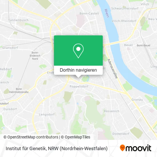 Institut für Genetik Karte