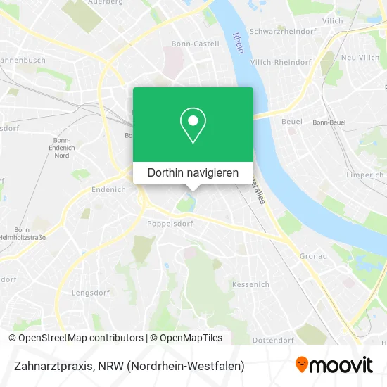 Zahnarztpraxis Karte