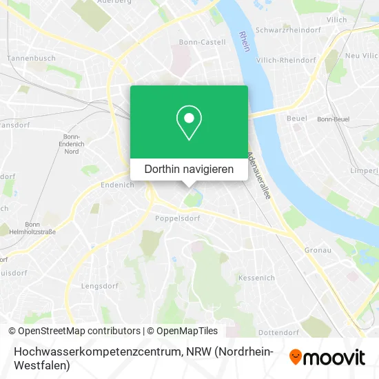 Hochwasserkompetenzcentrum Karte