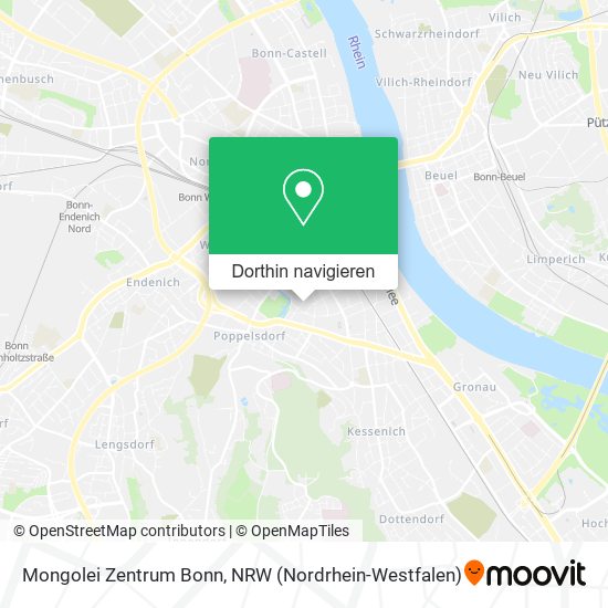 Mongolei Zentrum Bonn Karte