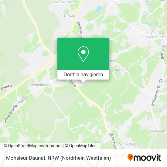 Monsieur Daunat Karte