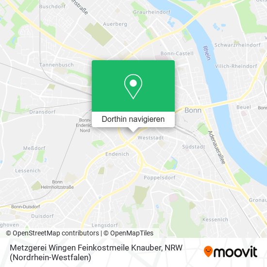Metzgerei Wingen Feinkostmeile Knauber Karte