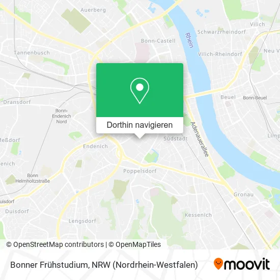 Bonner Frühstudium Karte