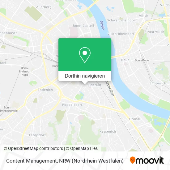 Content Management Karte