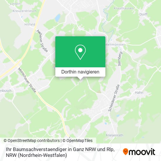 Ihr Baumsachverstaendiger in Ganz NRW und Rlp Karte