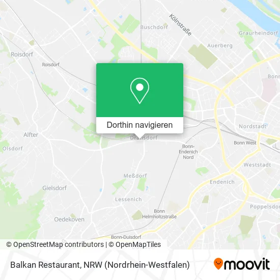 Balkan Restaurant Karte