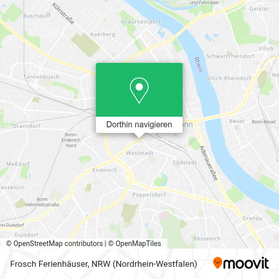 Frosch Ferienhäuser Karte