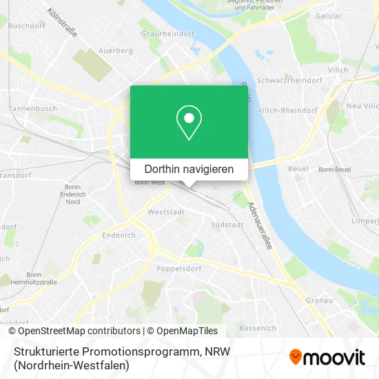 Strukturierte Promotionsprogramm Karte