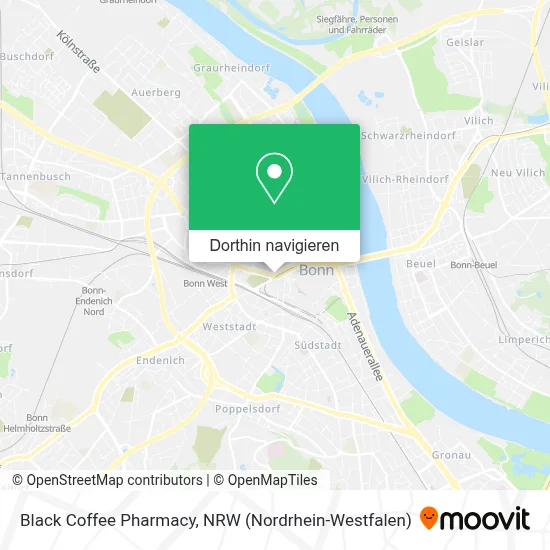 Black Coffee Pharmacy Karte