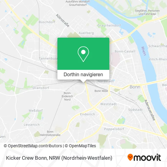 Kicker Crew Bonn Karte