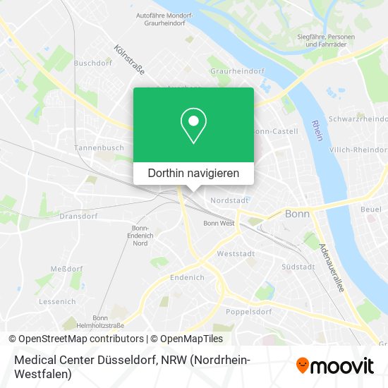 Medical Center Düsseldorf Karte