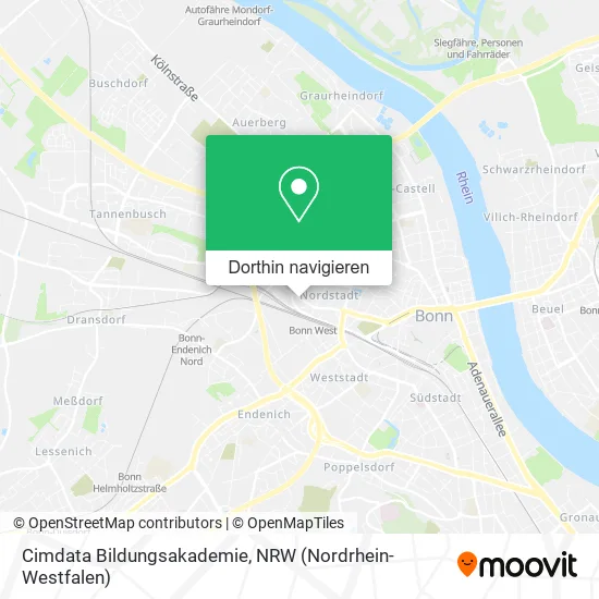 Cimdata Bildungsakademie Karte