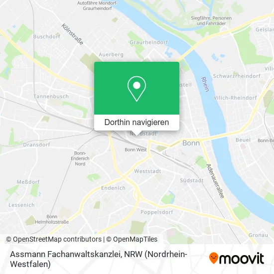 Assmann Fachanwaltskanzlei Karte