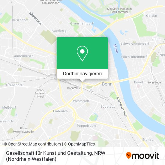 Gesellschaft für Kunst und Gestaltung Karte