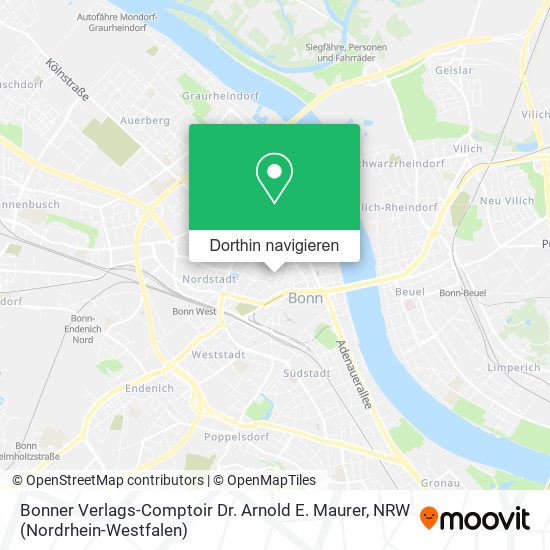 Bonner Verlags-Comptoir Dr. Arnold E. Maurer Karte