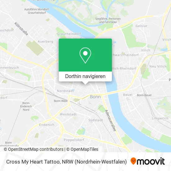 Cross My Heart Tattoo Karte