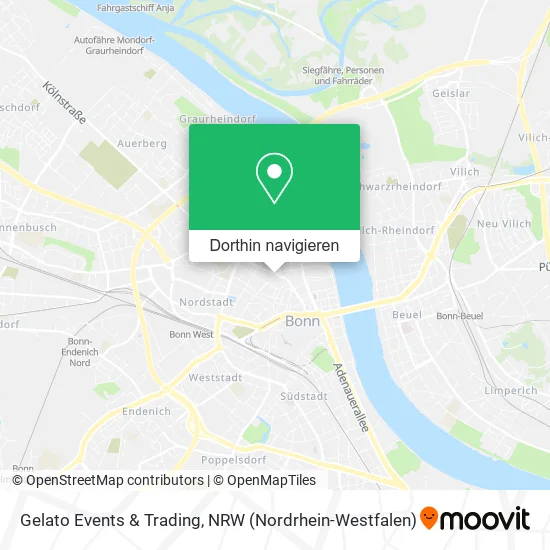 Gelato Events & Trading Karte