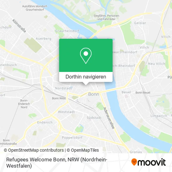 Refugees Welcome Bonn Karte