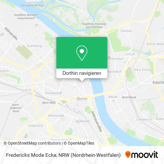 Fredericks Mode Ecke Karte