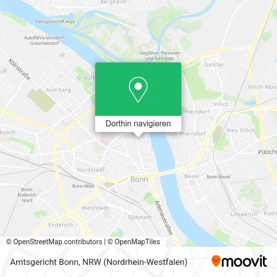 Amtsgericht Bonn Karte