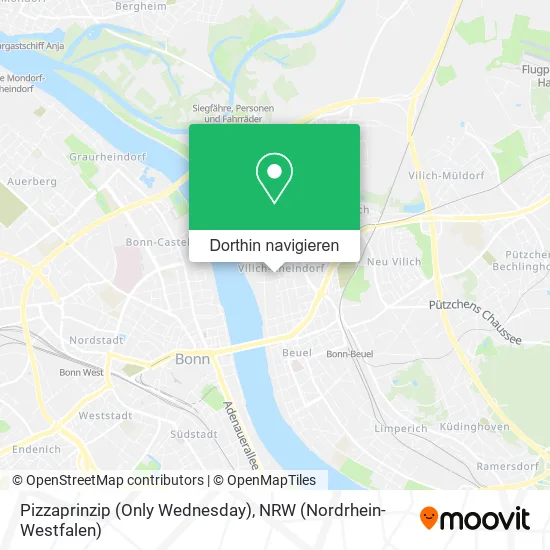 Pizzaprinzip (Only Wednesday) Karte