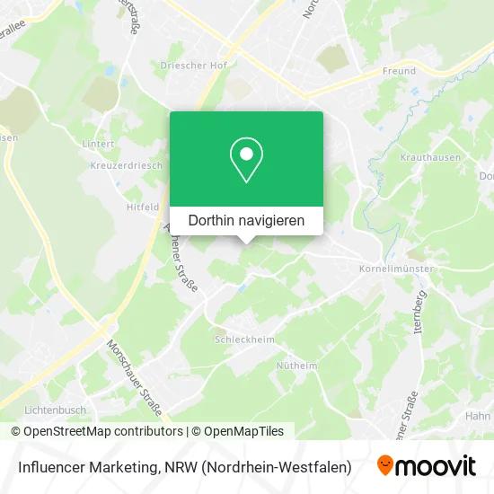 Influencer Marketing Karte