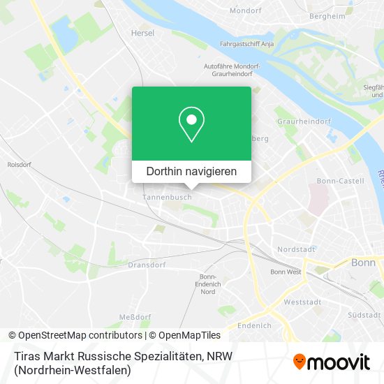 Tiras Markt Russische Spezialitäten Karte