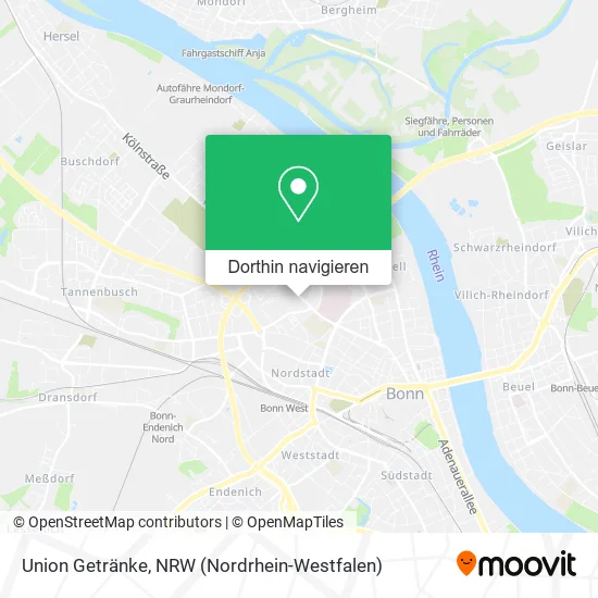 Union Getränke Karte