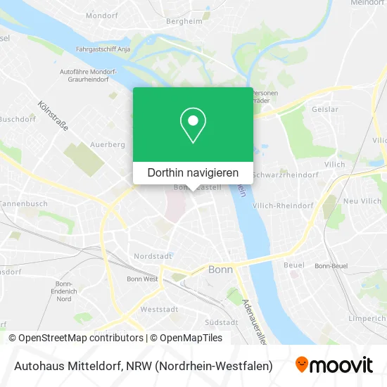 Autohaus Mitteldorf Karte