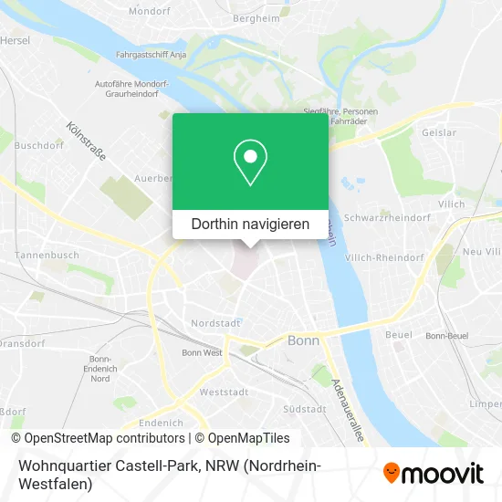 Wohnquartier Castell-Park Karte