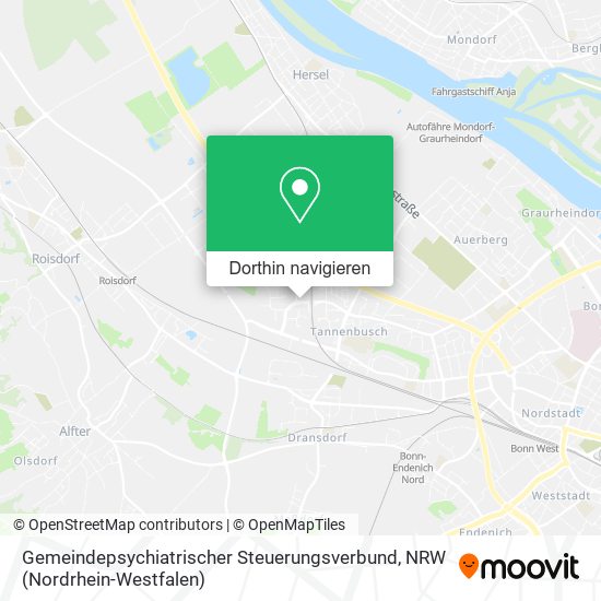 Gemeindepsychiatrischer Steuerungsverbund Karte