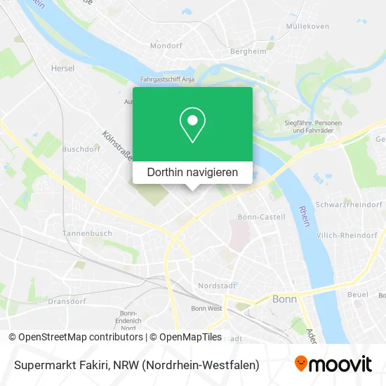 Supermarkt Fakiri Karte