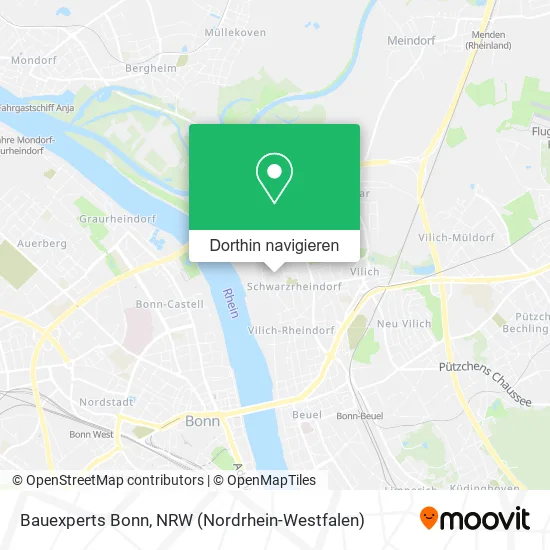 Bauexperts Bonn Karte