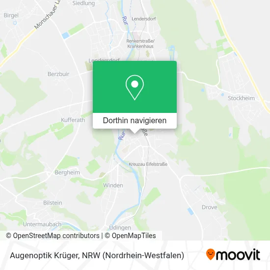 Augenoptik Krüger Karte