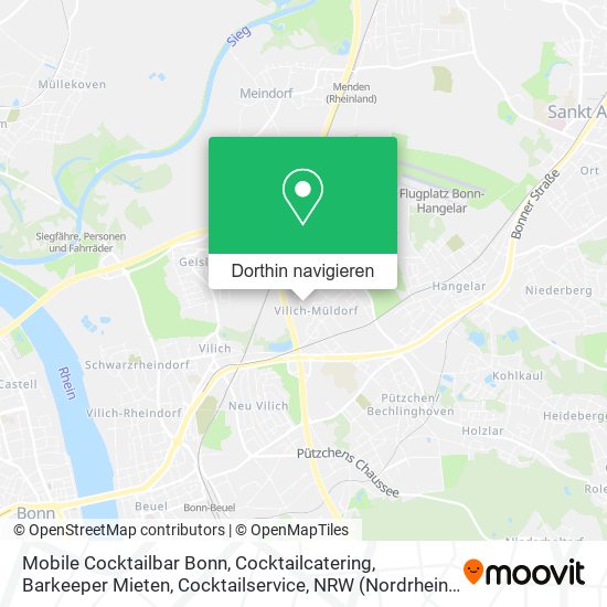 Mobile Cocktailbar Bonn, Cocktailcatering, Barkeeper Mieten, Cocktailservice Karte