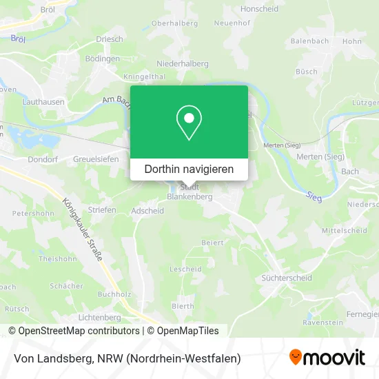 Von Landsberg Karte