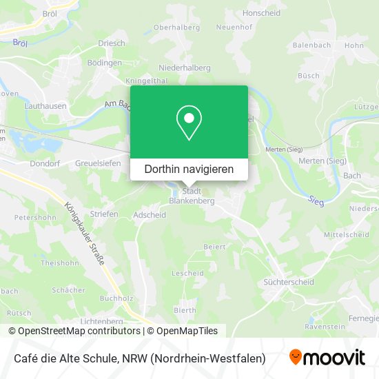 Café die Alte Schule Karte