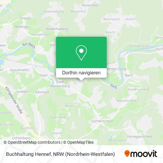 Buchhaltung Hennef Karte