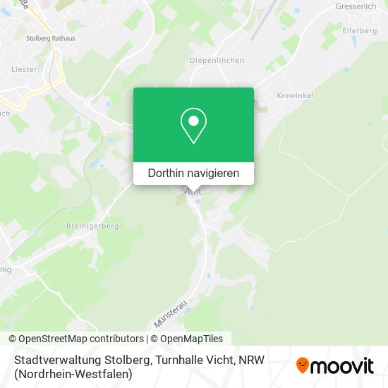 Stadtverwaltung Stolberg, Turnhalle Vicht Karte