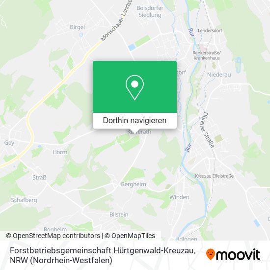Forstbetriebsgemeinschaft Hürtgenwald-Kreuzau Karte
