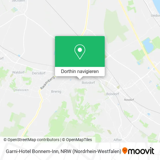 Garni-Hotel Bonnem-Inn Karte