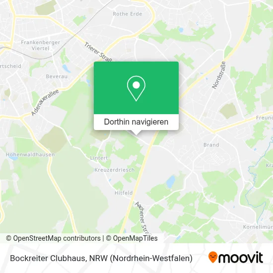 Bockreiter Clubhaus Karte