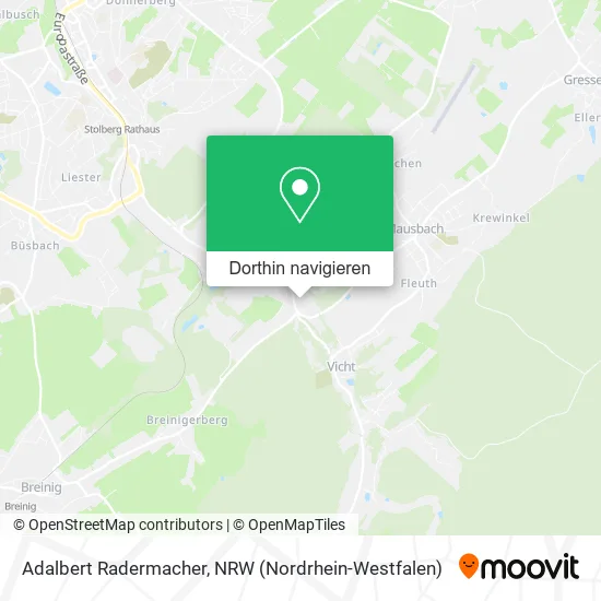 Adalbert Radermacher Karte